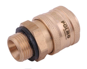 Szybkozłącze pneumatyczne P26 NW7.2 gniazdo 3/8"BSP gwint zewnętrzny POLMO  ( sprzedawane po 5 )