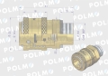 Szybkozłącze pneumatyczne P26 NW7.2 gniazdo 3/8"BSP gwint zewnętrzny POLMO  ( sprzedawane po 5 )-64848