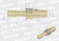 Szybkozłącze pneumatyczne P26 NW7.2 wtyczka pod wąż DN08mm POLMO  ( sprzedawane po 5 )-64833