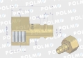 Szybkozłącze pneumatyczne P26 NW7.2 wtyczka 1/2"BSP gwint wewnętrzny POLMO  ( sprzedawane po 5 )-64827