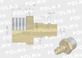 Szybkozłącze pneumatyczne P26 NW7.2 wtyczka 1/2"BSP gwint zewnętrzny POLMO  ( sprzedawane po 5 )-64818