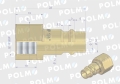 Szybkozłącze pneumatyczne P26 NW7.2 wtyczka 1/4"BSP gwint wewnętrzny POLMO  ( sprzedawane po 5 )-64821