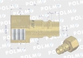 Szybkozłącze pneumatyczne P26 NW7.2 wtyczka 3/8"BSP gwint wewnętrzny POLMO  ( sprzedawane po 5 )-64824