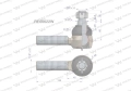 Przegub kierowniczy 139mm - 1 1/8" RE66622 WARYŃSKI-71030