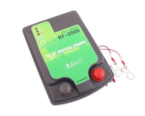 Elektryzator 2J bateryjno-sieciowy (uniwersalny) RF-2000 z zasilaczem ROYAL FARM-71843