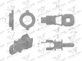 Izolator z nakrętką do drutu i plecionki G174 ROYAL FARM (sprzedawane po 10 szt)-72735