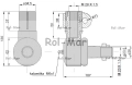 Przegub kierowniczy 105mm - M28x1,5 3599679M91 Massey Ferguson TAQ-58320