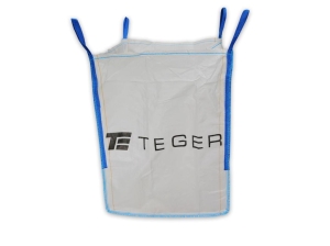Worek BIG BAG 1000kg. 90 x 90 x 120. 4 uchwyty. Góra otwarta/ Dół zamknięty /TEGER