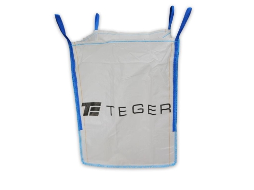 Worek BIG BAG 1000kg. 90 x 90 x 120. 4 uchwyty. Góra otwarta/ Dół zamknięty /TEGER-89572