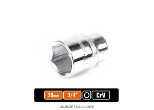 Klucz nasadowy 3/4" sześciokątny 38 mm / TEGER