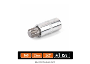 Klucz nasadowy 1/2" z bitem TORX 55 mm/T60 / TEGER