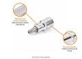 Klucz nasadowy 1/2" z bitem TORX 55 mm/T20 (z otworem) / TEGER-88382