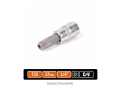 Klucz nasadowy 1/4" z bitem TORX 37 mm/T25 / (z otworem) / TEGER-88467