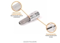 Klucz nasadowy 1/4" z bitem TORX 37 mm/T40 / (z otworem) / TEGER-88474