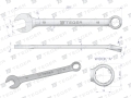 Klucz płasko-oczkowy 19 mm / TEGER-81476