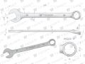 Klucz płasko-oczkowy 29 mm / TEGER-81503