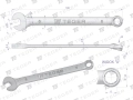 Klucz płasko-oczkowy 6 mm / TEGER-81437