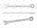 Klucz płasko-oczkowy z grzechotką 11 mm / TEGER-83510