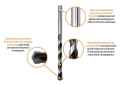 Wiertło do betonu widiowe - PRO SUPER BAS 5x120 mm / TEGER-83768