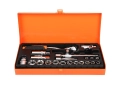 Zestaw kluczy nasadowych 3/8" (22 el) / TEGER-88043