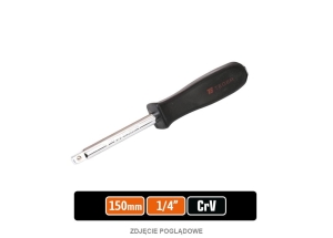 Pokrętło do nasadek wkrętakowe 1/4" 150 mm / TEGER