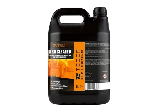 Agro Cleaner Preparat do myjek wysokociśnieniowych - do maszyn rolniczych 5l / TEGER-81191