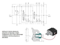 Rozdzielacz hydrauliczny do ładowaczy czołowych (LS - Load Sensing) 2-sekcyjny (1 x sekcja pływająca) max przepływ 90L - sterowany na linkę i joystick VOIMA-84522