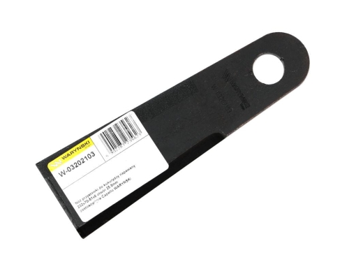Nóż przystawki do kukurydzy napawany 232x70-51x6 otwór 25.5mm zastosowanie Capello WARYŃSKI-90133