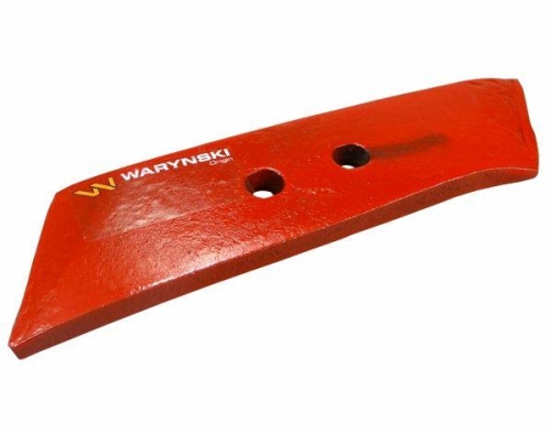 Dłuto, nakładka lemiesza prawa zastosowanie Kverneland stal borowa WARYŃSKI-60876