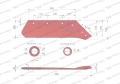 Eurolemiesz prawy 16" zastosowanie Kverneland Pług stal borowa  WARYŃSKI-60922