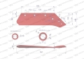 Eurolemiesz prawy 16" zastosowanie Kverneland Pług stal borowa WARYŃSKI-60919