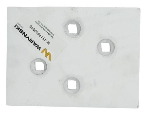 Nakładka płozy lewa tylna zastosowanie PO 735 Unia Pług stal borowa WARYŃSKI