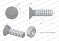 Śruba kpl. płużna dwunoskowa większy łeb M10x35 mm kl.10.9 Waryński ( sprzedawane po 25 )-85251