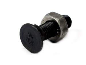 Śruba kpl. płużna dwunoskowa większy łeb M12x30 mm kl.12.9 Waryński ( sprzedawane po 25 )