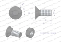 Śruba kpl. płużna dwunoskowa większy łeb M12x30 mm kl.12.9 Waryński ( sprzedawane po 25 )-85236