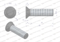 Śruba płużna dwunoskowa M12x35 mm kl.12.9 Waryński ( sprzedawane po 10kg )-85264