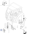 PODUSZKA ZAWIESZENIA KABINY NEW HOLLAND TM115, TM120, TM130, TM135 TM140, TM150, TM155, TM165 TM175, TM190, TM180, CASE MXM 82021655