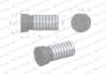 Śruba kpl. płużna oval z jednej strony ścięta M14x34 mm kl.12.9 zastosowanie Kverneland Waryński M14X34OV1 ( sprzedawane po 25 )-70462