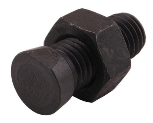 Śruba kpl. płużna oval z jednej strony ścięta M14x45 mm kl.12.9 zastosowanie Kverneland Waryński M14X45OV1 ( sprzedawane po 25 )-70463