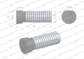 Śruba kpl. płużna oval z jednej strony ścięta M16x50 mm kl.12.9 zastosowanie Kverneland Waryński M16X50OV1 ( sprzedawane po 10 )-70478