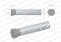 Śruba kpl. płużna oval z jednej strony ścięta M16x85 mm kl.12.9 zastosowanie Kverneland Waryński M16X85OV1 ( sprzedawane po 10 )-70490