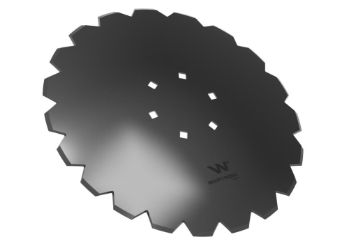Talerz uzębiony Z-20 fi 460 mocowanie 6/120 grubość 3.2 stal borowa WARYŃSKI R-86230