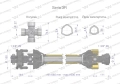 Wał przegubowo-teleskopowy 660-1000mm 460Nm sprzęgło cierne 900Nm CE 2020 seria 3R Waryński-86665