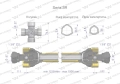 Wał przegubowo-teleskopowy 1210-1900mm 460Nm Z21 z dwóch stron CE 2020 seria 3R WARYŃSKI-79401