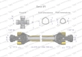 Wał przegubowo-teleskopowy 910-1350mm 540Nm CE 2020 seria 4R Waryński-79446