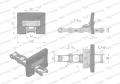 Łańcuch podajnika kłosowego kpl. 31 łopatek 86 x 110 mm zastosowanie Bizon Waryński-70183