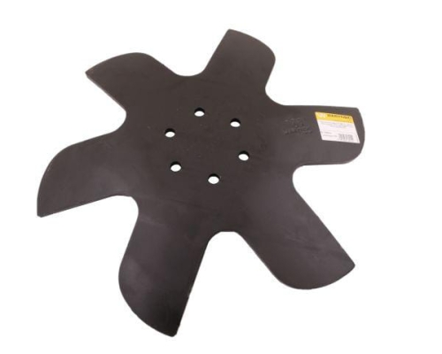 Talerz skrajny prawy Z-6 fi 460 mocowanie 6 / 100mm grubość 8mm zastosowanie KM060250 Bednar stal borowa Waryński-70411