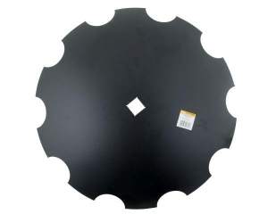 Talerz uzębiony Z-10 fi 660 otwór 35x35 stal borowa 8mm Waryński