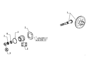 ŁOŻYSKO WAŁKA ATAKU RENAULT 7700648781