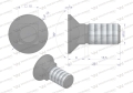 Śruba kpl. płużna podsadzana D 608 M10x25 mm kl.10.9 Waryński ( sprzedawane po 25 )-67672